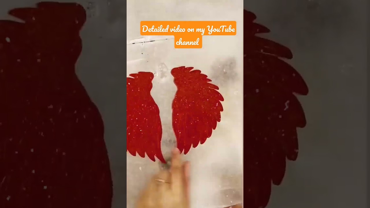 Resin Wing tutorial 😍😍