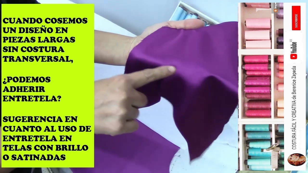 ENTRETELA EN VESTIDOS DE SATIN ¿SI O NO? VESTIDO CORTE SIRENA .parte 6
