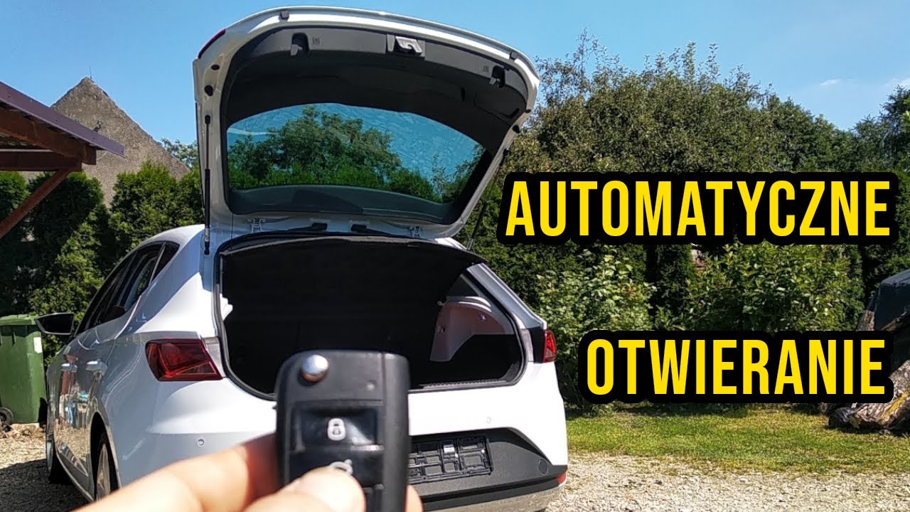 Automatyczne otwieranie klapy bagażnika w KLUCZYKU - Seat Leon III FR - (Zrób To Sam)