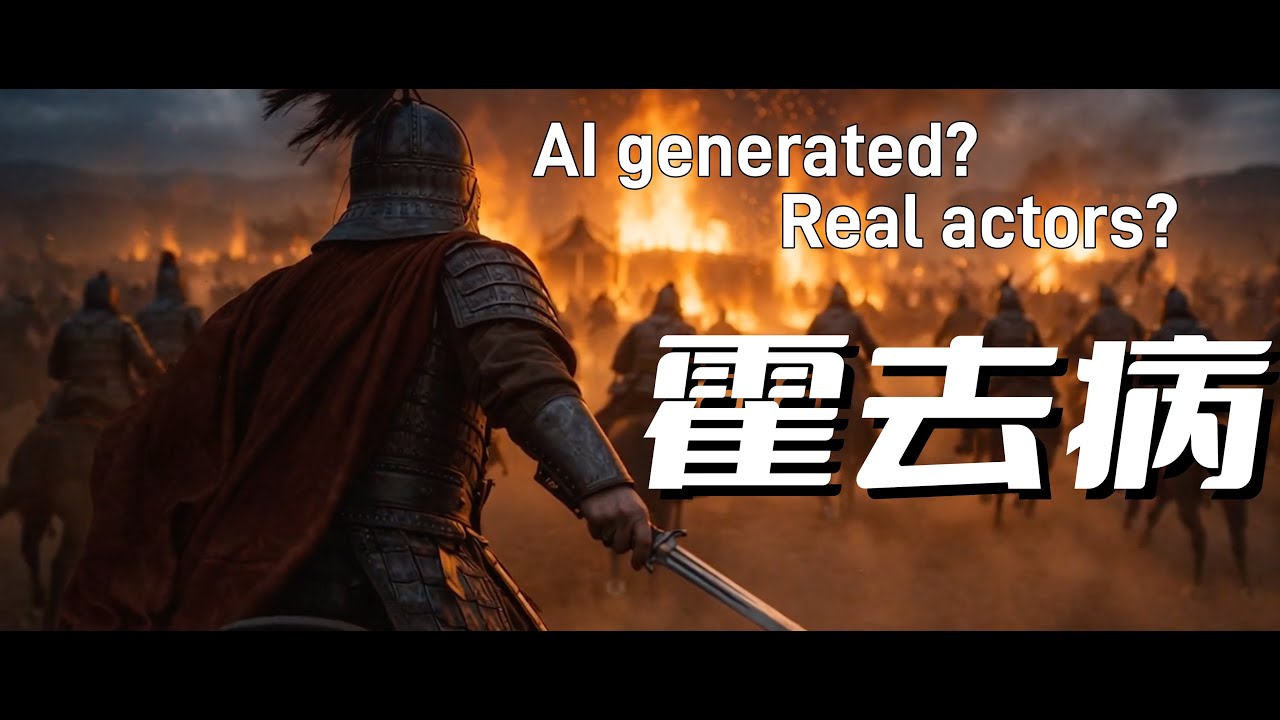 耗时 200 小时！我用 100%AI 生成了一部《霍去病》战争大片