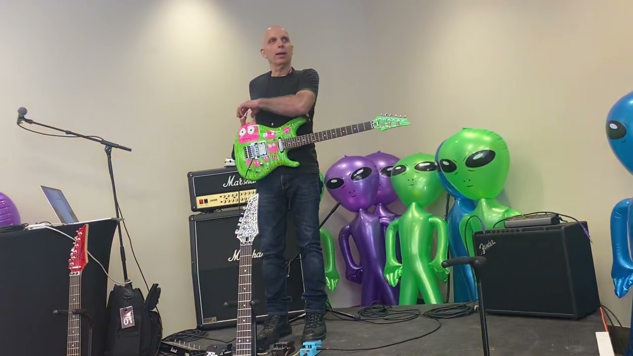 Satriani plays my guitar
