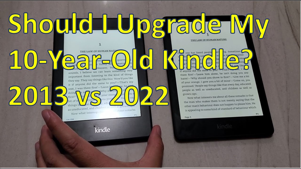 Стоит ли обновлять свой 10-летний Kindle? 2013 или 2022?