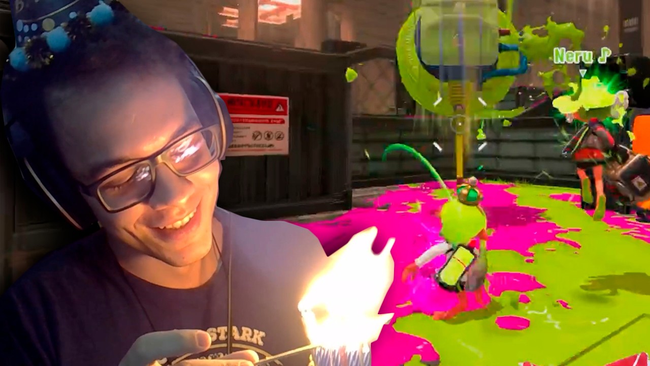 Botando Fogo na Casa Enquanto Jogo Splatoon 3 Ver 11.0