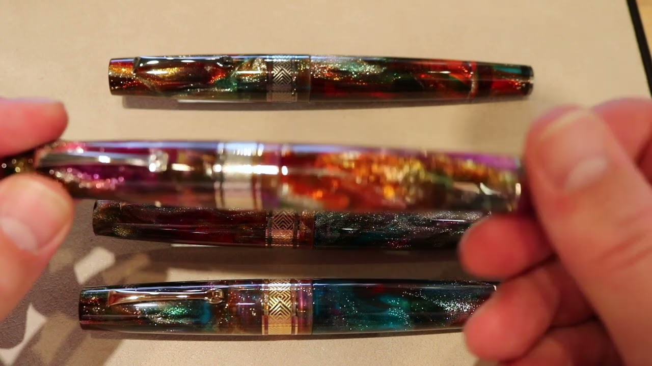 Leonardo Supernova fountain pen in PM5 resin