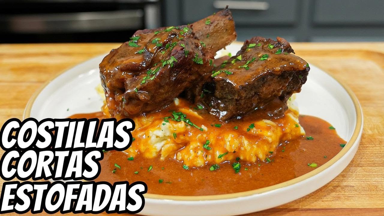 Aprende a preparar costillas de res estilo restaurante en casa