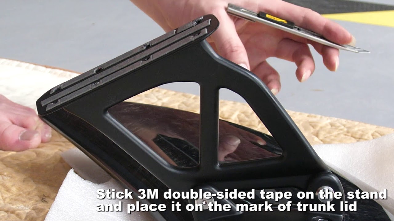 TWL Carbon Porsche 718 981 Cayman S Vacuum Carbon Fiber Black Diamond Rear Spoiler Install Manual