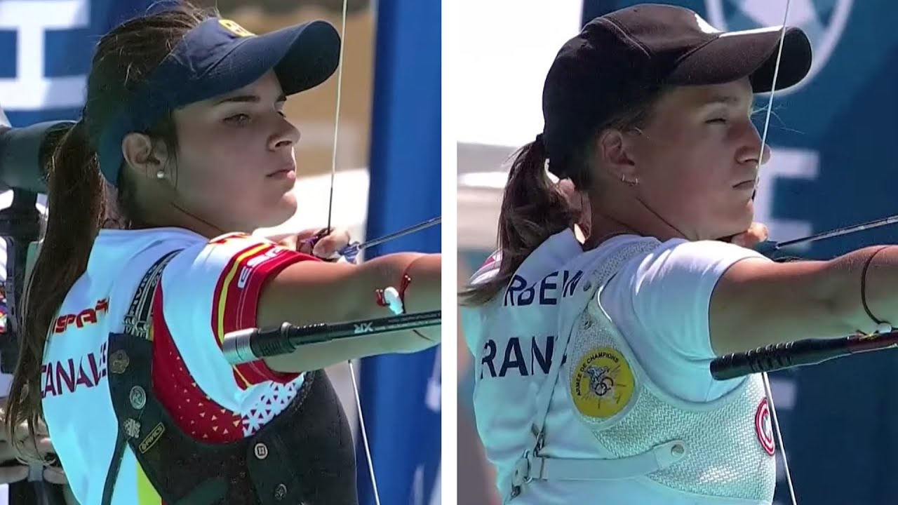 Elia Canales v Lisa Barbelin – recurve women’s semifinal | 2021 European Olympic qualifier