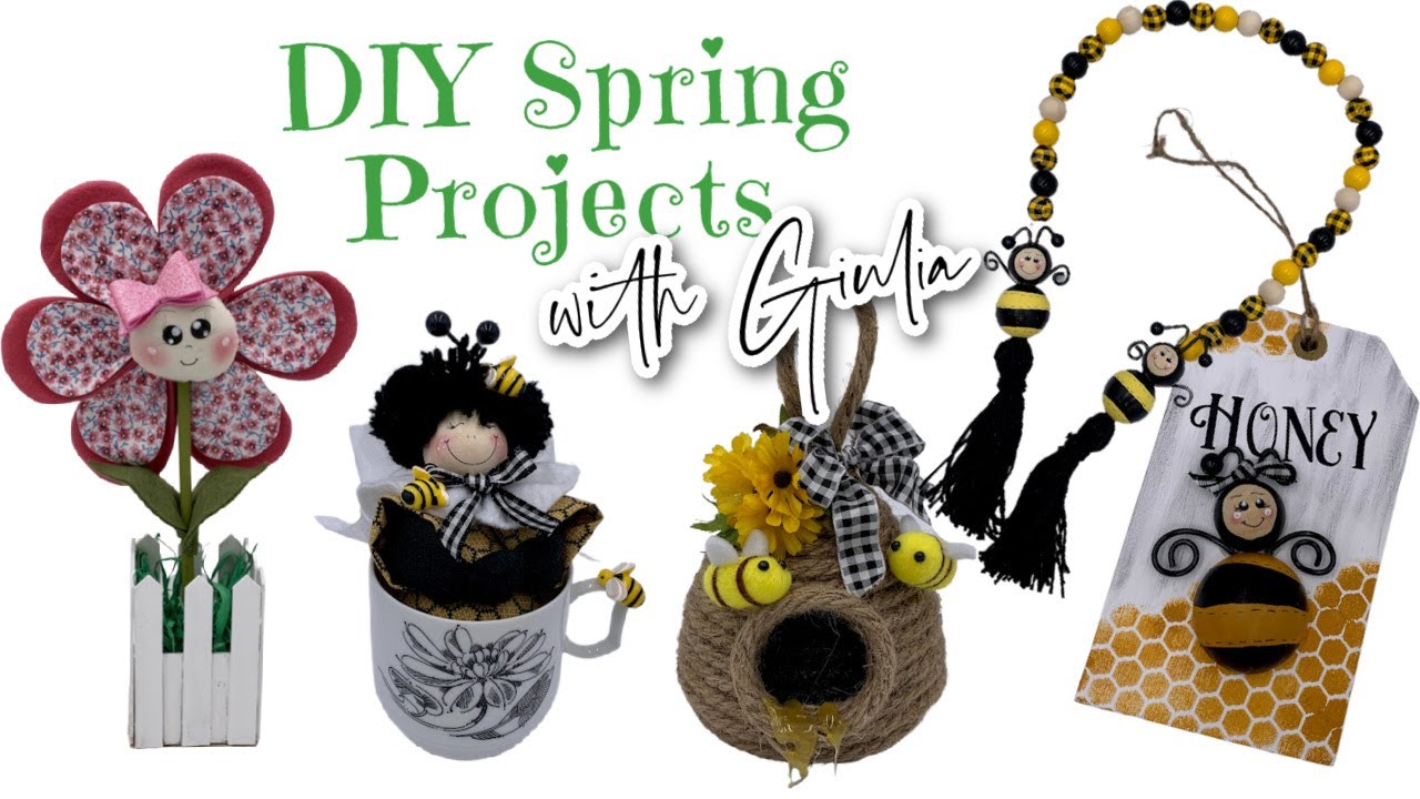 MUST SEE | Crafting with Giulia March Challenge | Spring DIY Decor