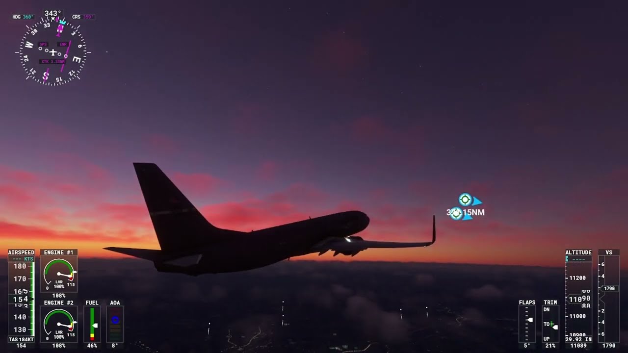flying from Bristol to RAF Lossiemouth but Failed
