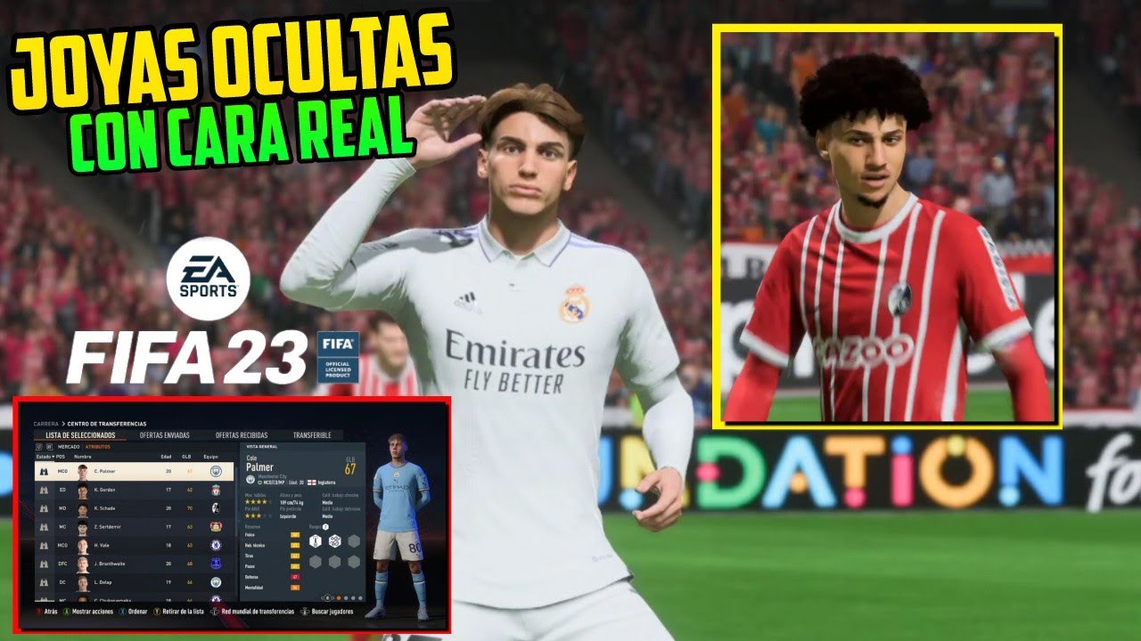 Las Mejores Joyas Ocultas con Cara Real en FIFA 23