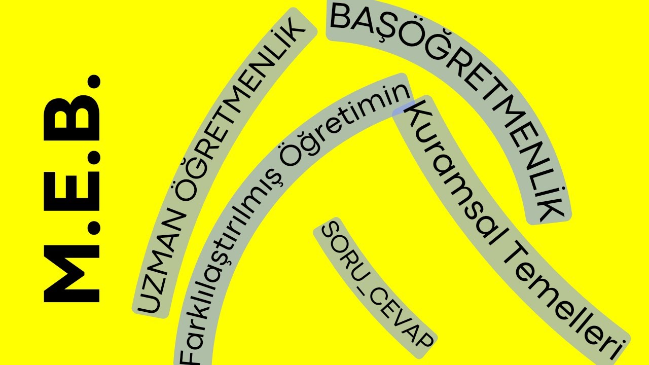 1-1) M.E.B. UZMAN ÖĞRETMENLİK VE BAŞÖĞRETMENLİK , FARKLILAŞTIRILMIŞ ÖĞRETİMİN KURAMSAL TEMELLERİ...