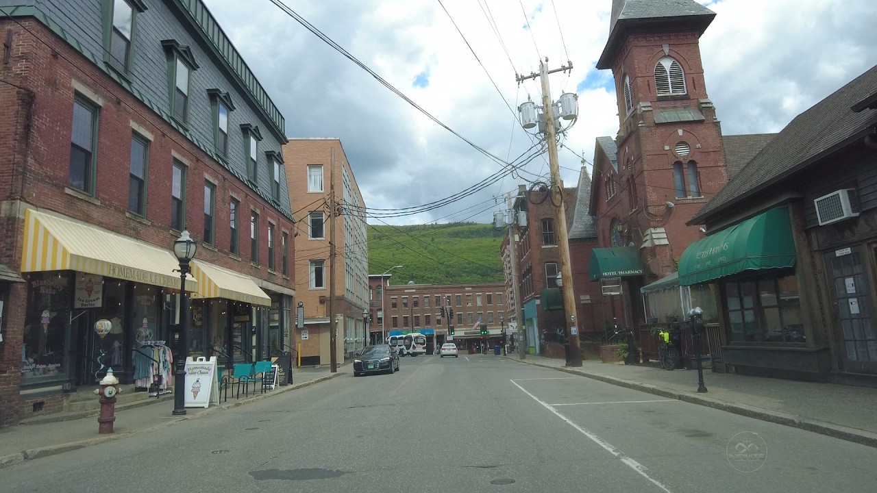 Brattleboro, Vermont - [4K] Downtown Tour