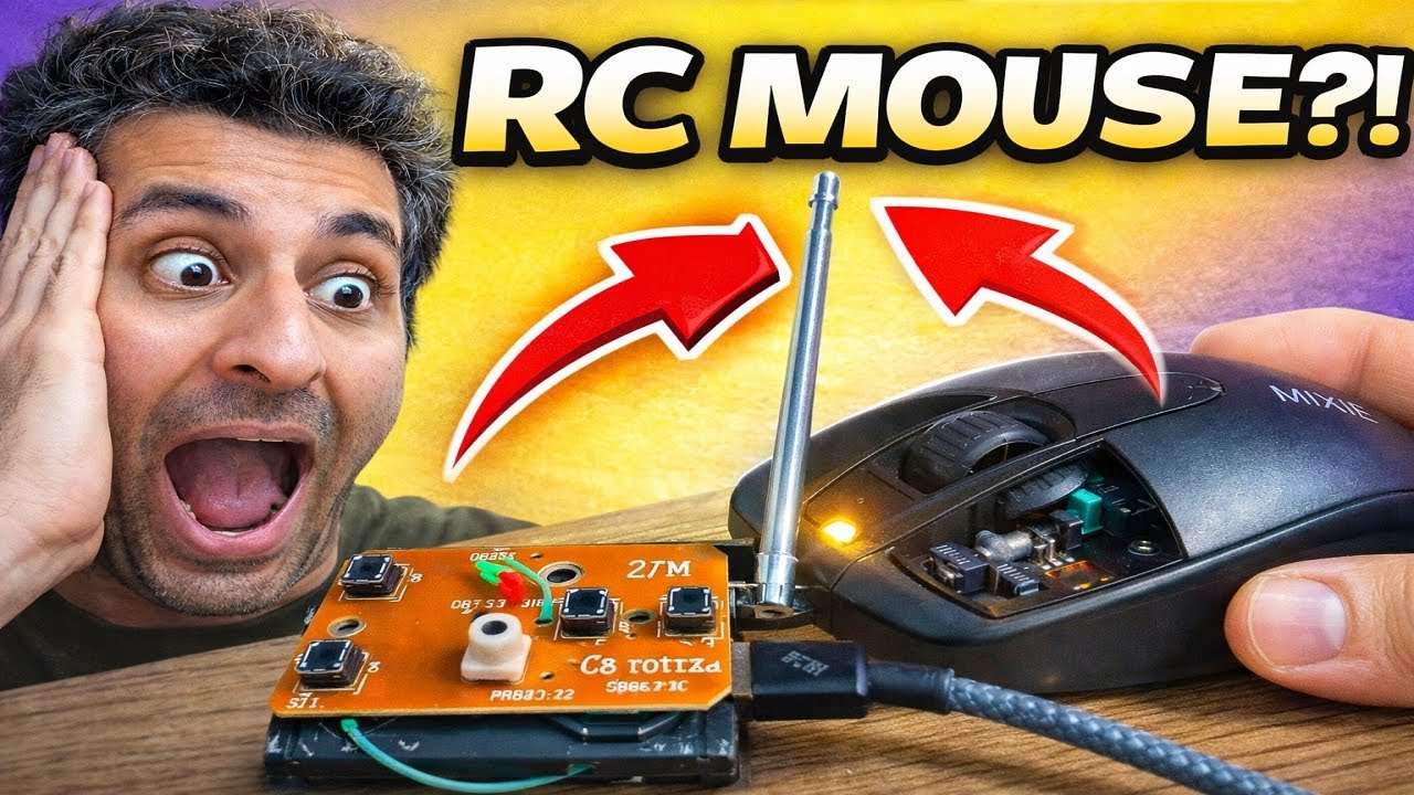 I Turned a Computer Mouse into an RC Mouse… Why Though?