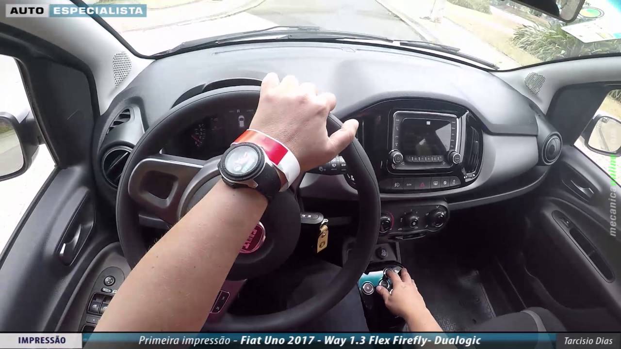Fiat Uno 2017 - Way 1.3 Flex Firefly Dualogic - Primeira impressão