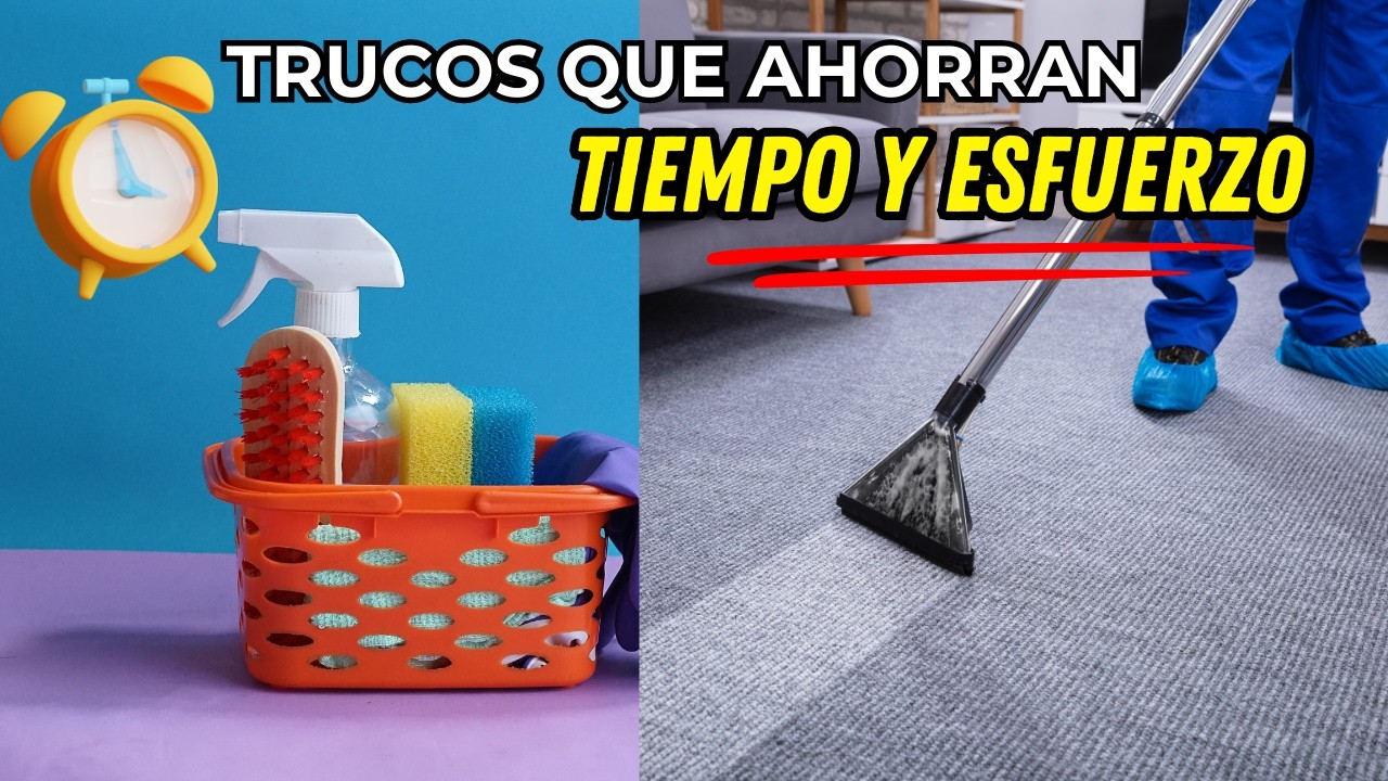9 Trucos de LIMPIEZA R&Aacute;PIDA Para Cuando NO TIENES TIEMPO ⏰ ⏳💡