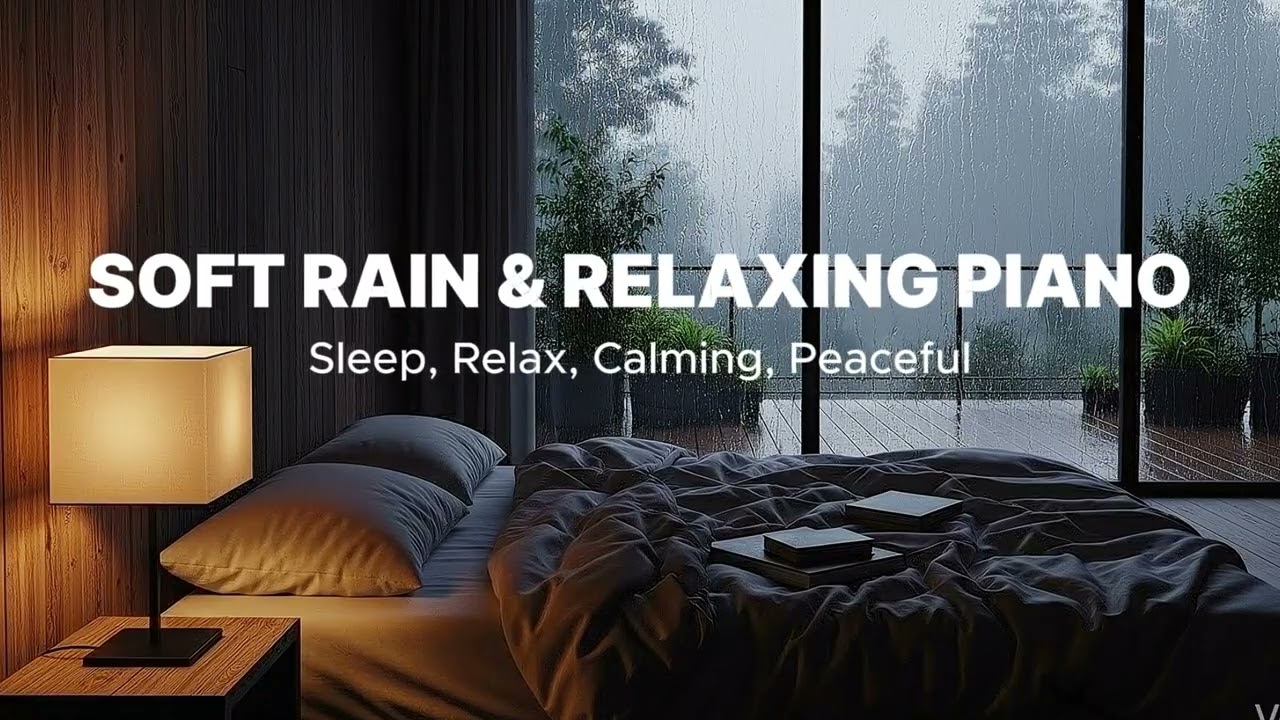 Sleep Music for Deep Sleep - Relaxing Piano & Water Sounds, Stress Relief & Calm Mind