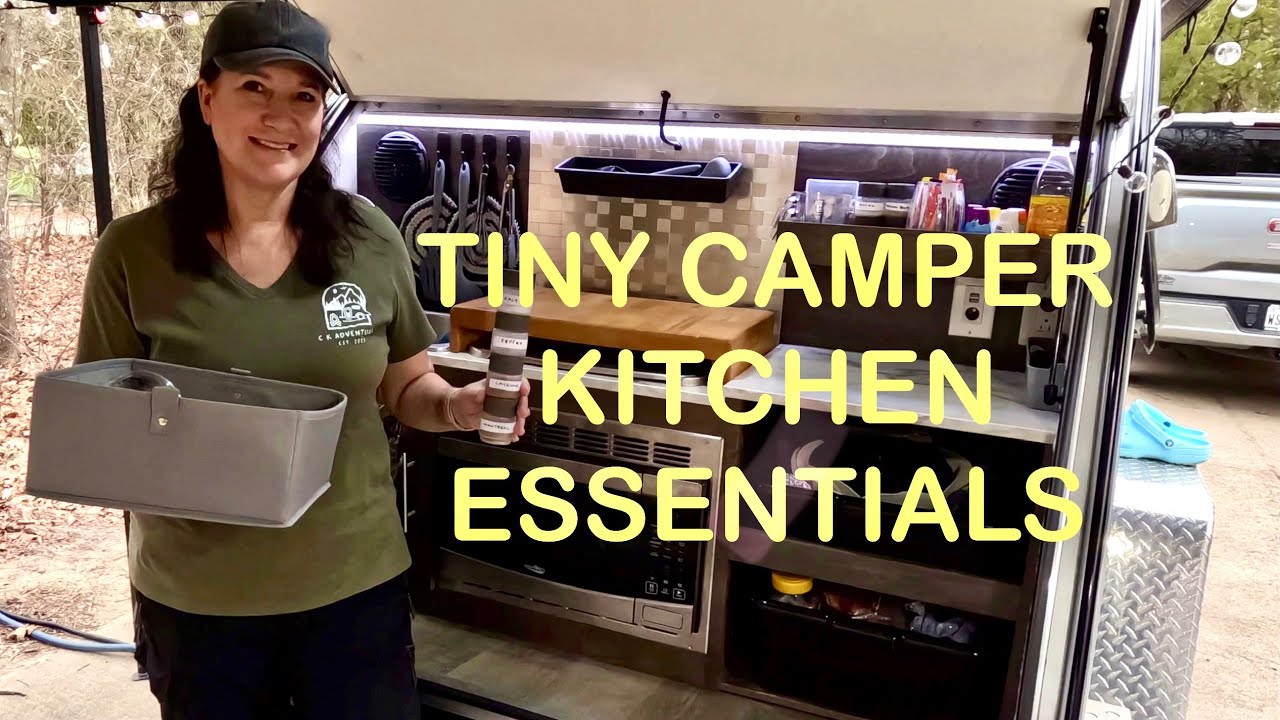 Tiny Teardrop Camper Kitchen Essentials