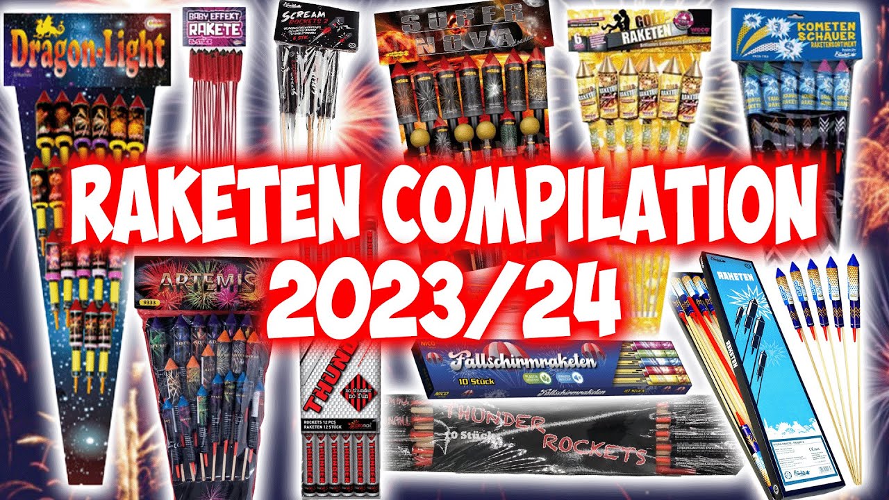 Silvester Raketen Compilation | Vergleich🎆