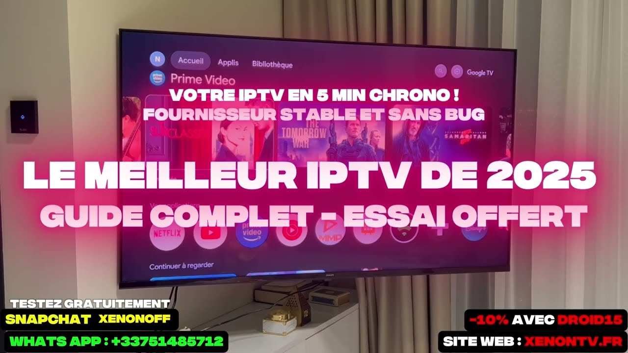 Le MEILLEUR IPTV DE 2025 ! (Guide Complet + Essai OFFERT) 🔥