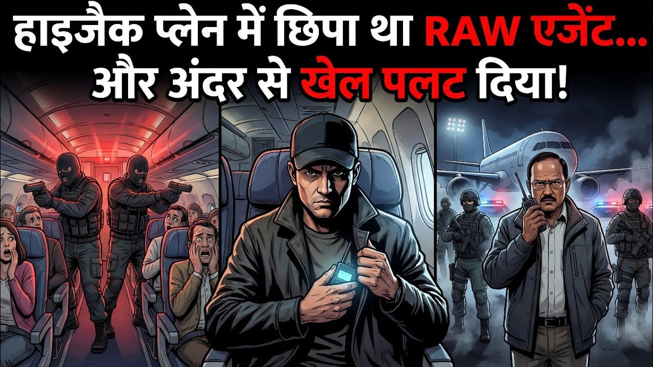 KAISE 1 INDIA RAW AGENT HIJACKED PLANE MEIN CHHUPA THA — USNE ANDAR SE SAB BADAL DIYA | 2D Animation