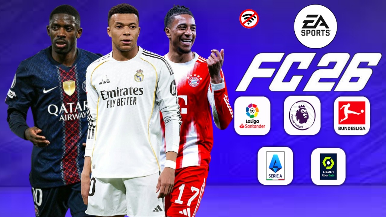 FIFA 14 MOBILE MOD EA SPORTS FC 26 ANDROID OFFLINE UPDATE KITS 2026/27 REAL FACES LATEST TRANSFERS
