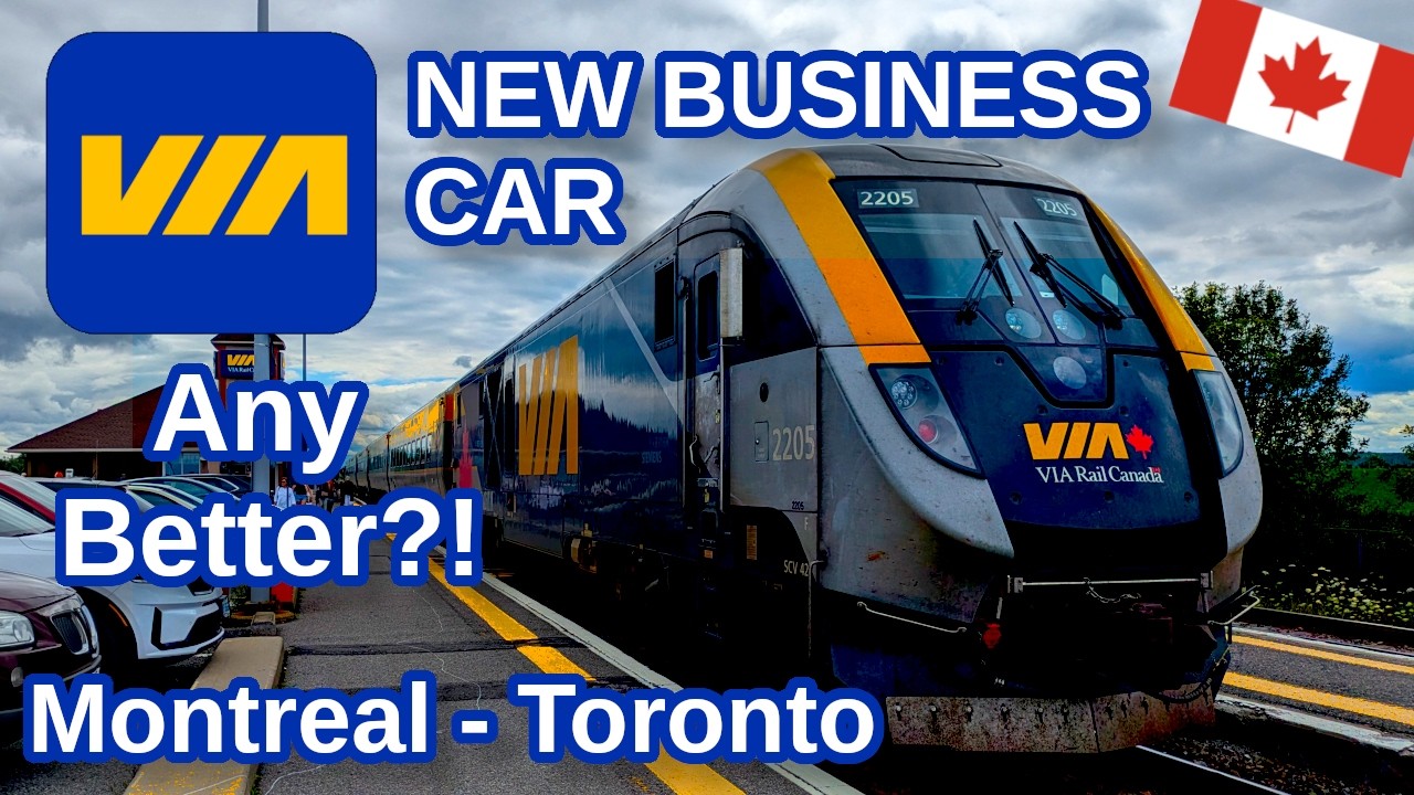 VIA RAIL's BUSINESS CLASS! | Worth it now?! | Montreal - Toronto |