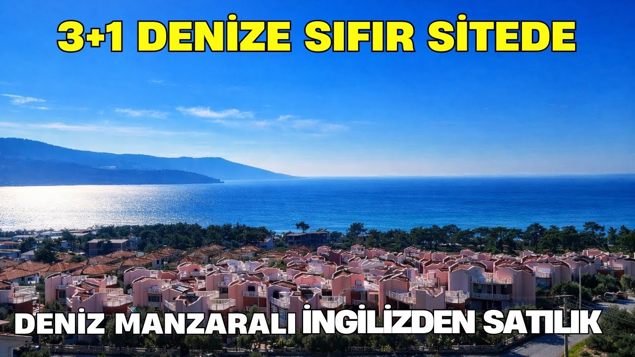 ❗️DENİZE KOMŞU❗️Didim Akbük Merkezde Denize 100 M Mesafede Full Eşyalı Site İçinde Triplex Villa