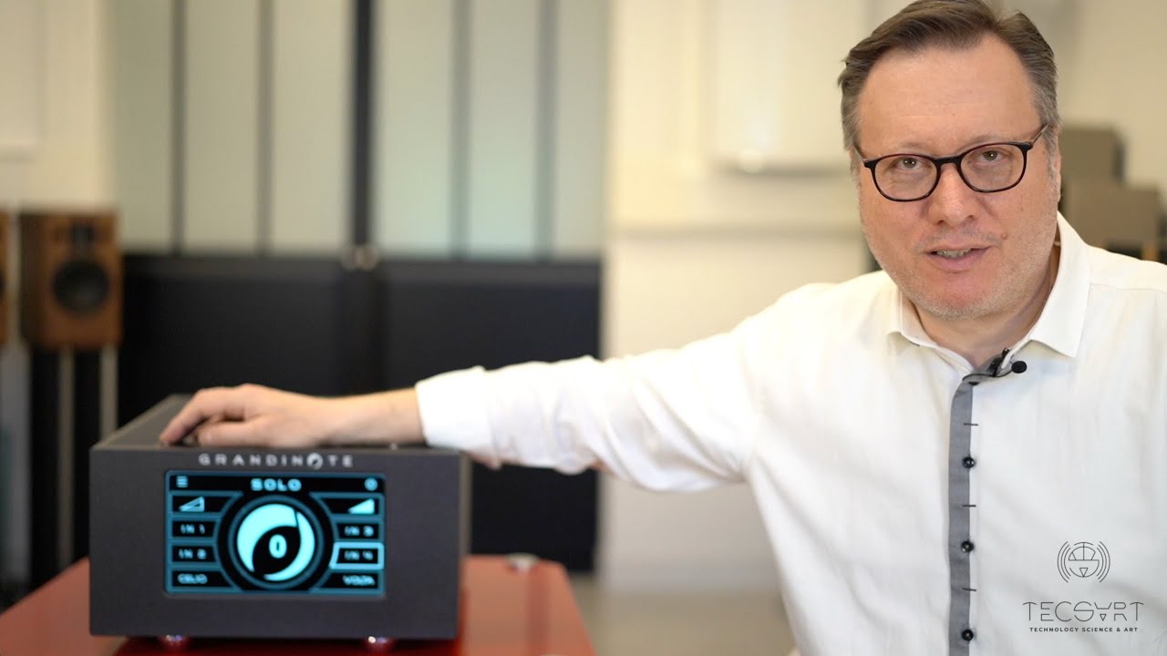 Discover the power of the integrated amplifier Grandinote Solo - a Tecsart presentation