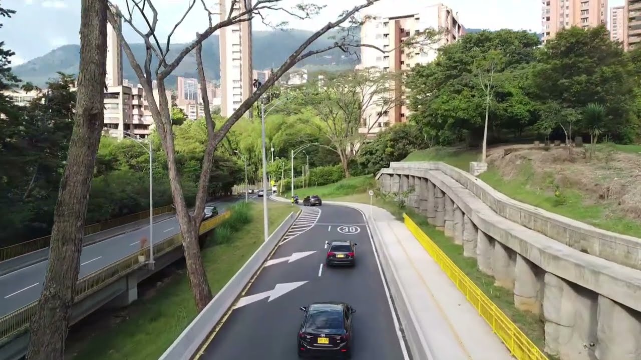 Drone Ride In Medellin Colombia