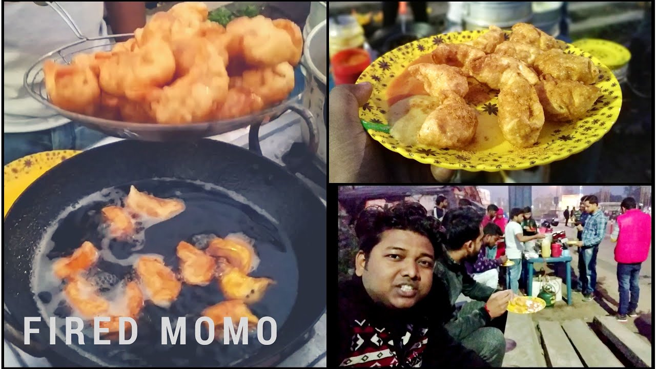Fried Momo in Asansol near Sentrum Mall | indian Street food Vlog