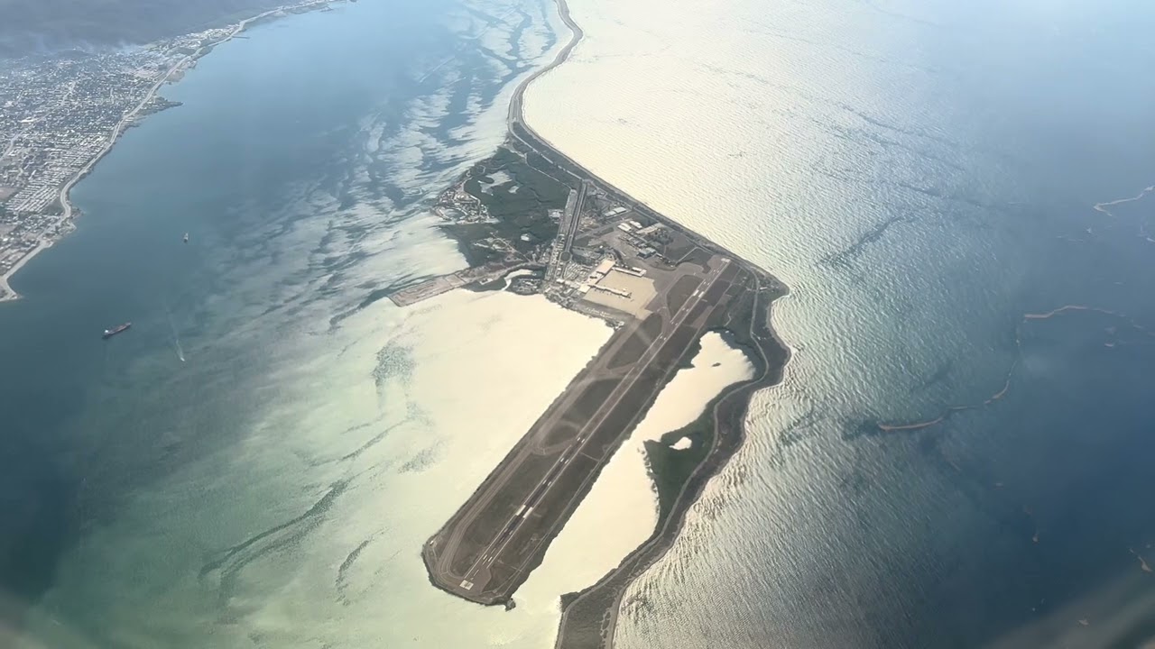 Take off from Norman Manley International Airport (NMIA), Kingston, Jamaica