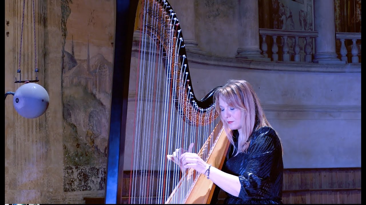 Floraleda Sacchi Live - Arpa, Einaudi-Corelli, Teatro di Sabbioneta, AVS 3D/HD rec.