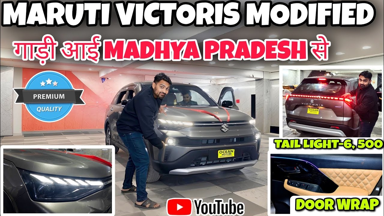 VICTORIS LXI MODIFIED🔥 SCAM OF KAROL BAGH❌ NIKKU CAR DECOR🔥VICTORIS BASE TO TOP ✅#trending #victoris