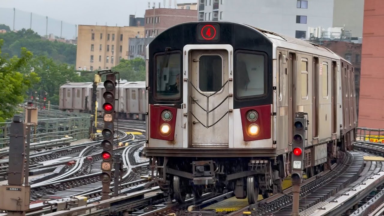 R142 & R142A 4 Local and Express Trains at Bedford Park Blvd