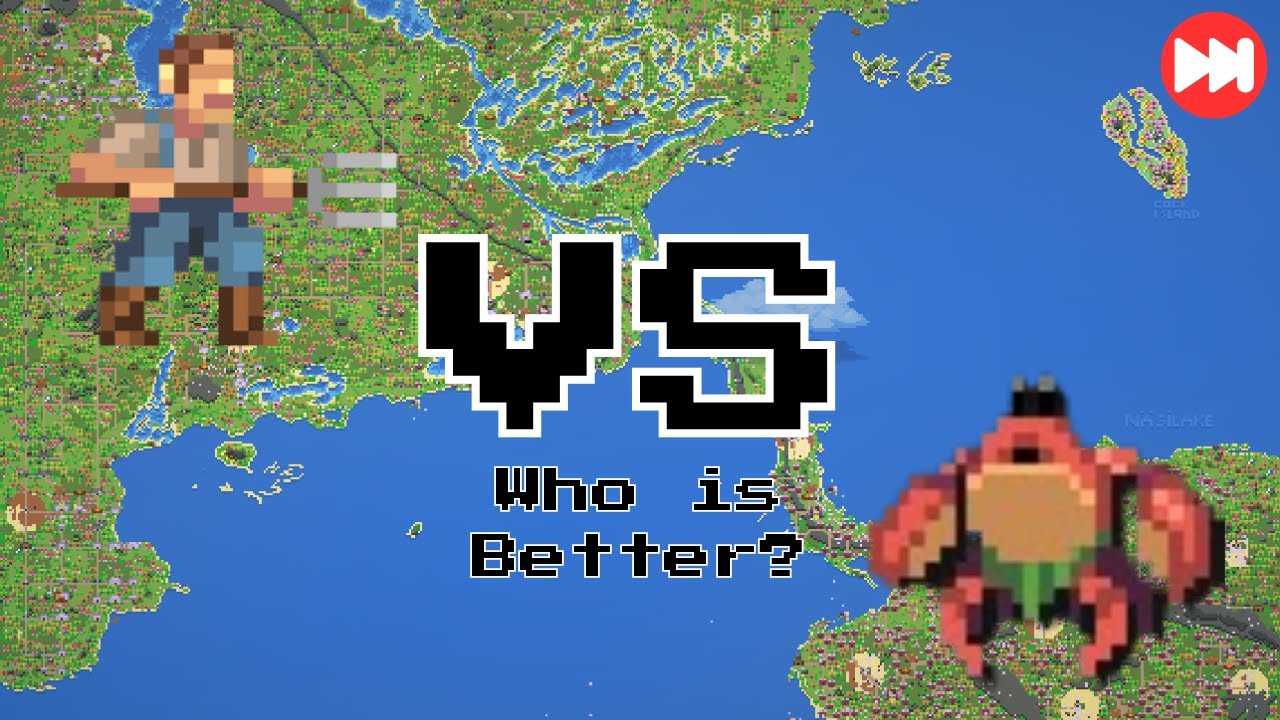 Humans VS Crablin - Who's Better? | WorldBox Timelapse