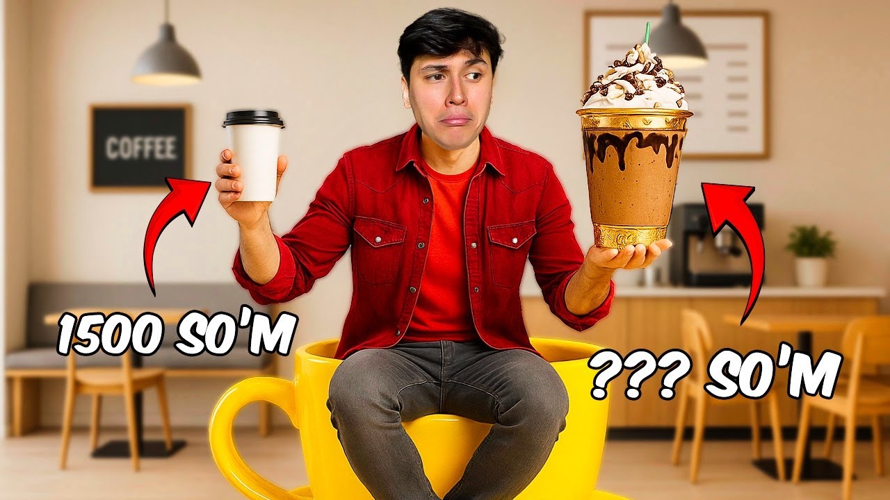 Eng arzon Kofedan… 11,000,000 so‘mlik Kofegacha ichdim 😱☕🤑