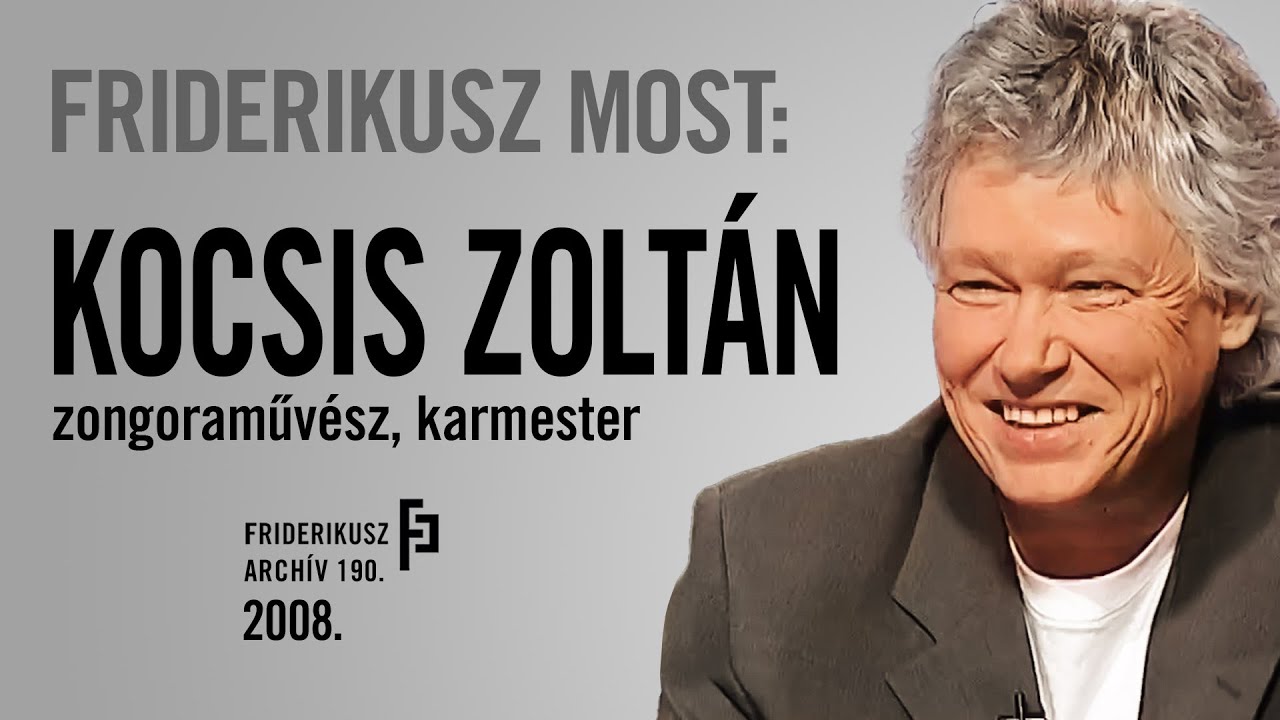 FRIDERIKUSZ MOST: INTERJÚ KOCSIS ZOLTÁNNAL, 2008. /// Friderikusz Archív 190.