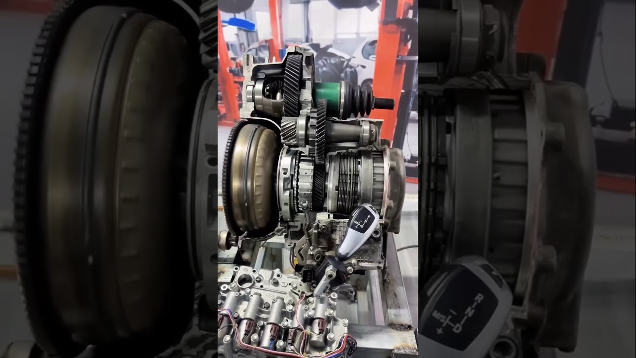 Что такое трансмиссия с двойным сцеплением? #carfix #mechanic #automobile