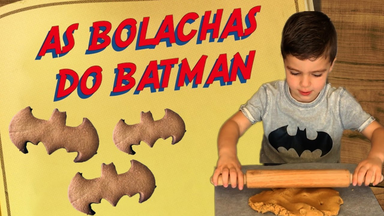 Brincar na cozinha - As bolachas do Batman