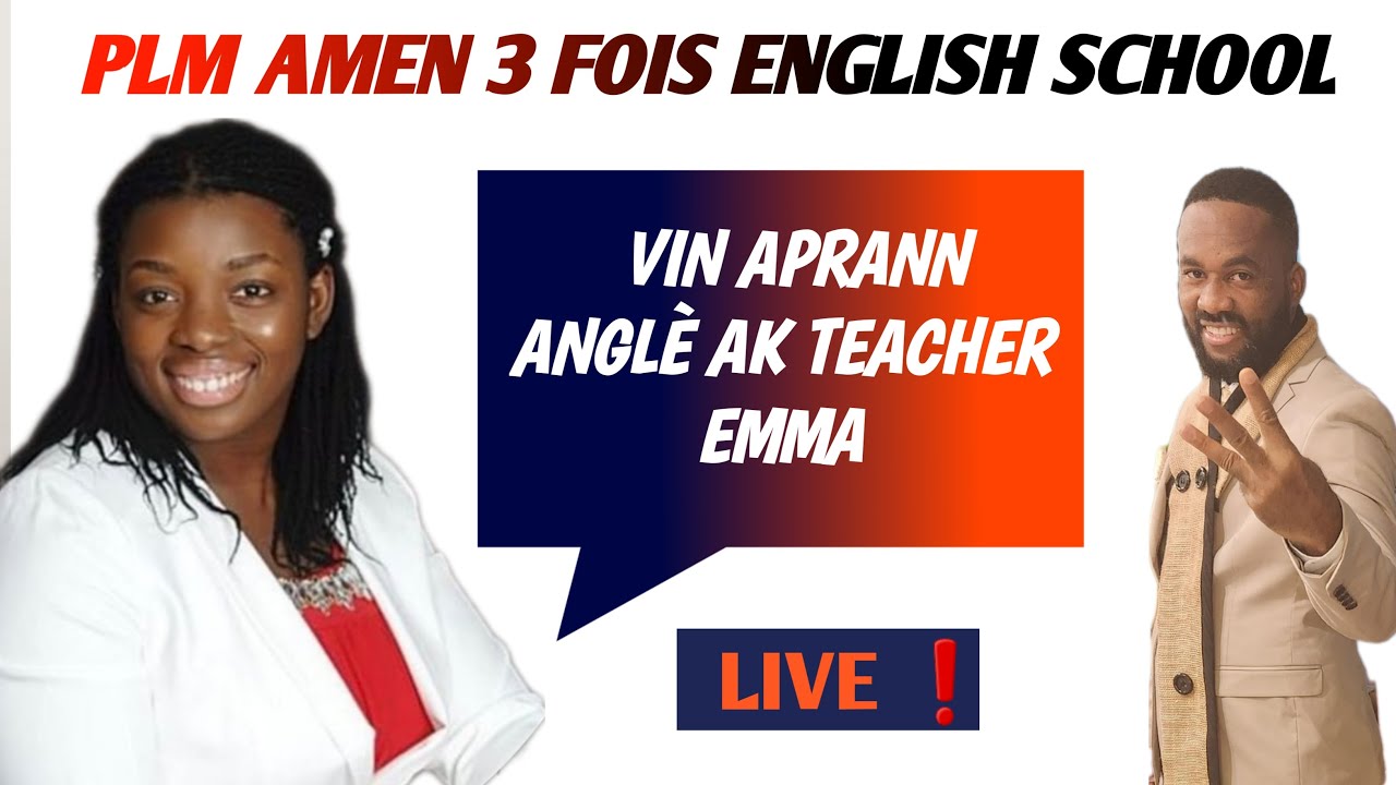SÒM 23 AN ANGLÈ| PSALM 23 PART I| PLM AMEN 3 FOIS ENGLISH SCHOOL| TEACHER EMMA