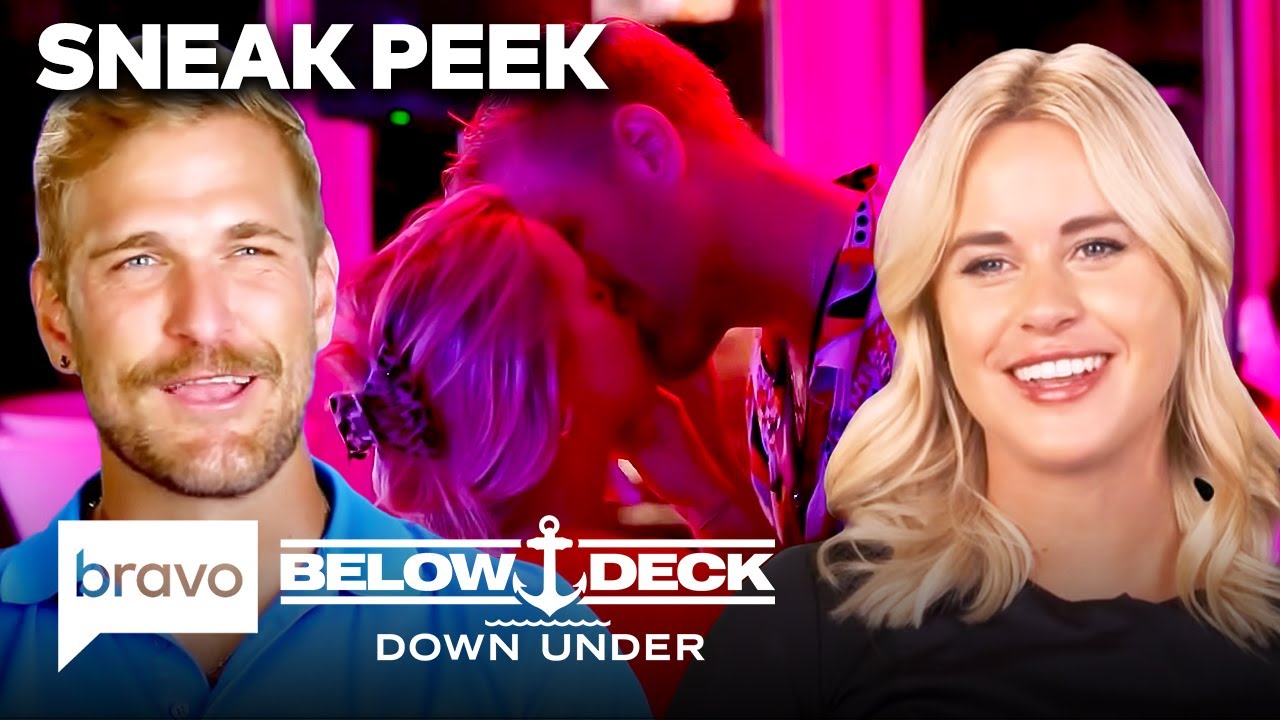 SNEAK PEEK: Alesia Harris & Nate Salmon's First Kiss | Below Deck Down Under (S3 E15) | Bravo