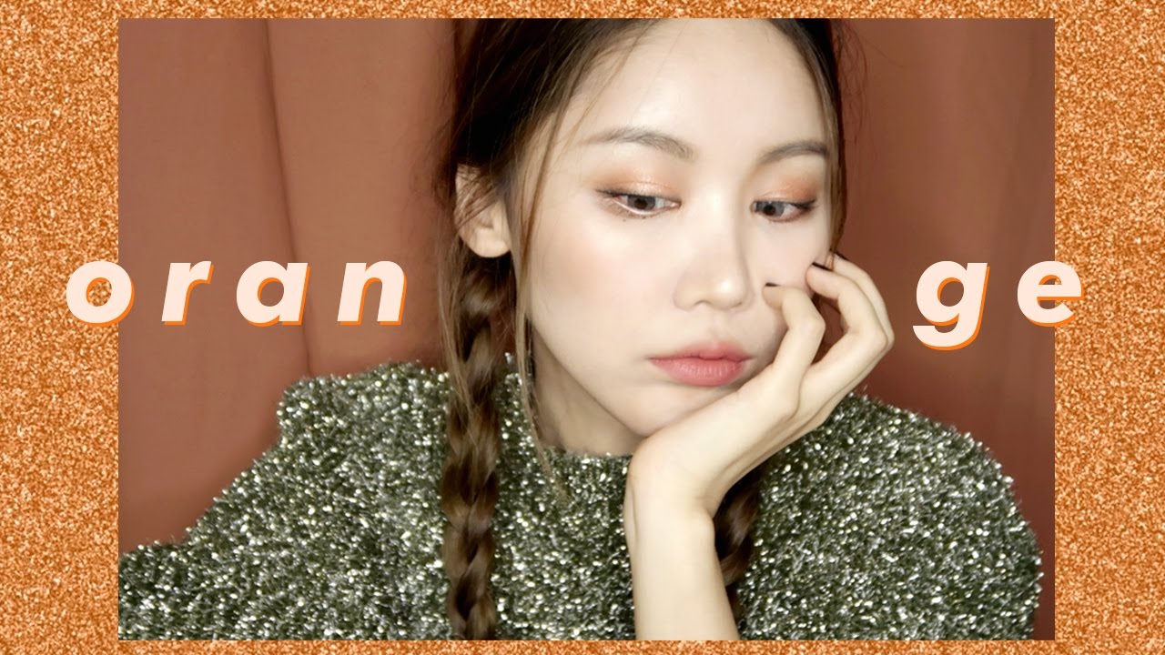 🍊SHADES OF ORANGE / 오렌지 쉐이드 메이크업 Orange Copper Makeup | kinda cool