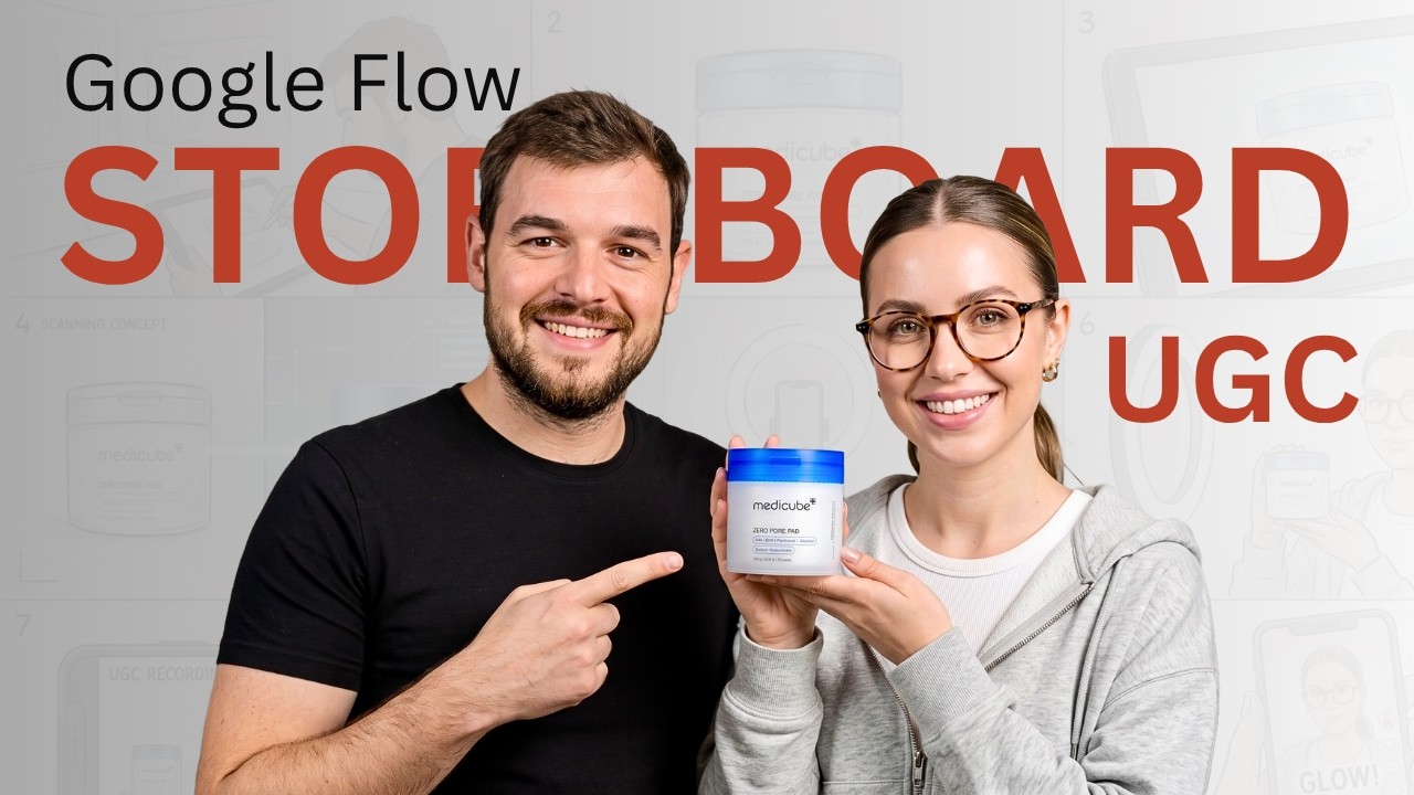 How Google Flow Agent Turned a Storyboard into an AI UGC AD? (Step-by-Step)