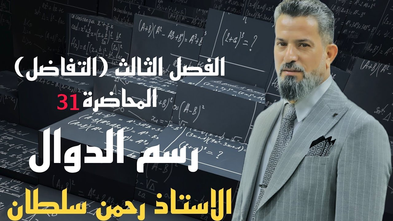 رياضيات السادس العلمي-التفاضل(محاضرة (31)(رسم الدوال)أ_رحمن سلطان
