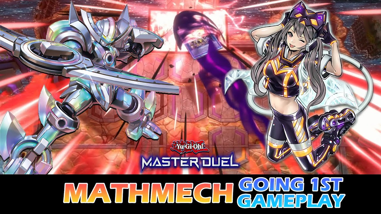 MATHMECH GOING 1ST I:P MASQUERENA END BOARD COMBO MASTER RANK GAMEPLAY IN YUGIOH MASTER DUEL