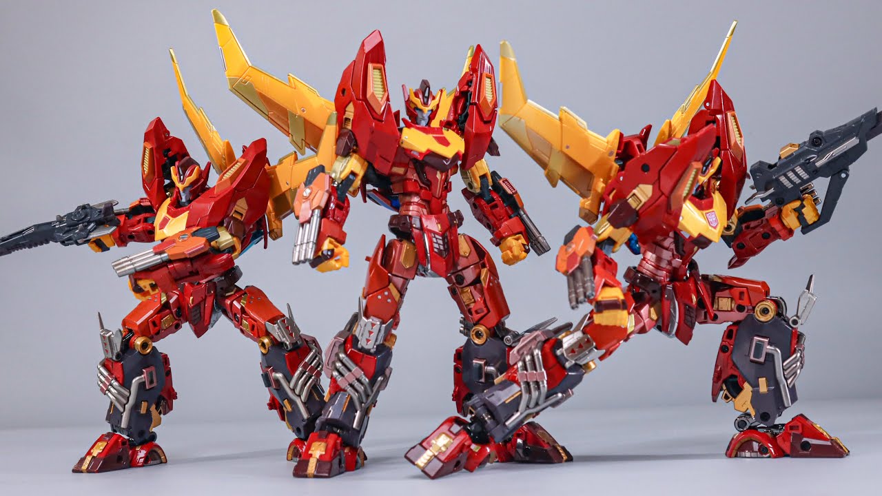 Сравнительный обзор 4th Party AM-01 Adamas Machina Rodimus Hot Rod.