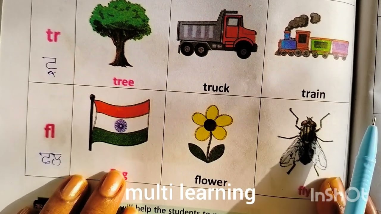 pseb class 2 english lesson  9 (blends,digraph) by mam Sandeep kaur on multi learning channel