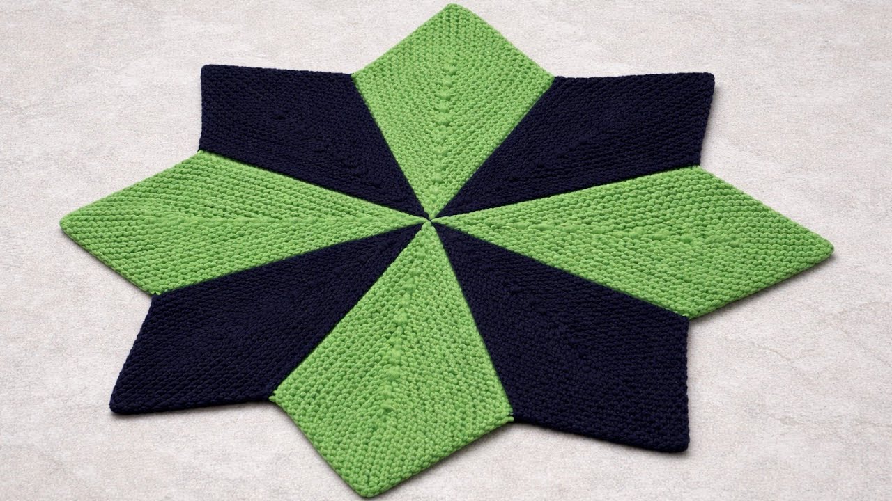 बड़े आकार में स्टार शेप पायदान की डिजाइन बनाना सीखें | Star doormat design |