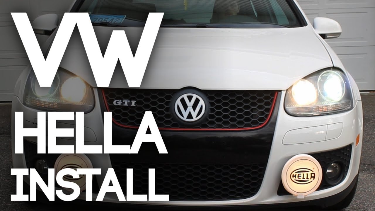 Installing Hella Lights On My Volkswagen GTI