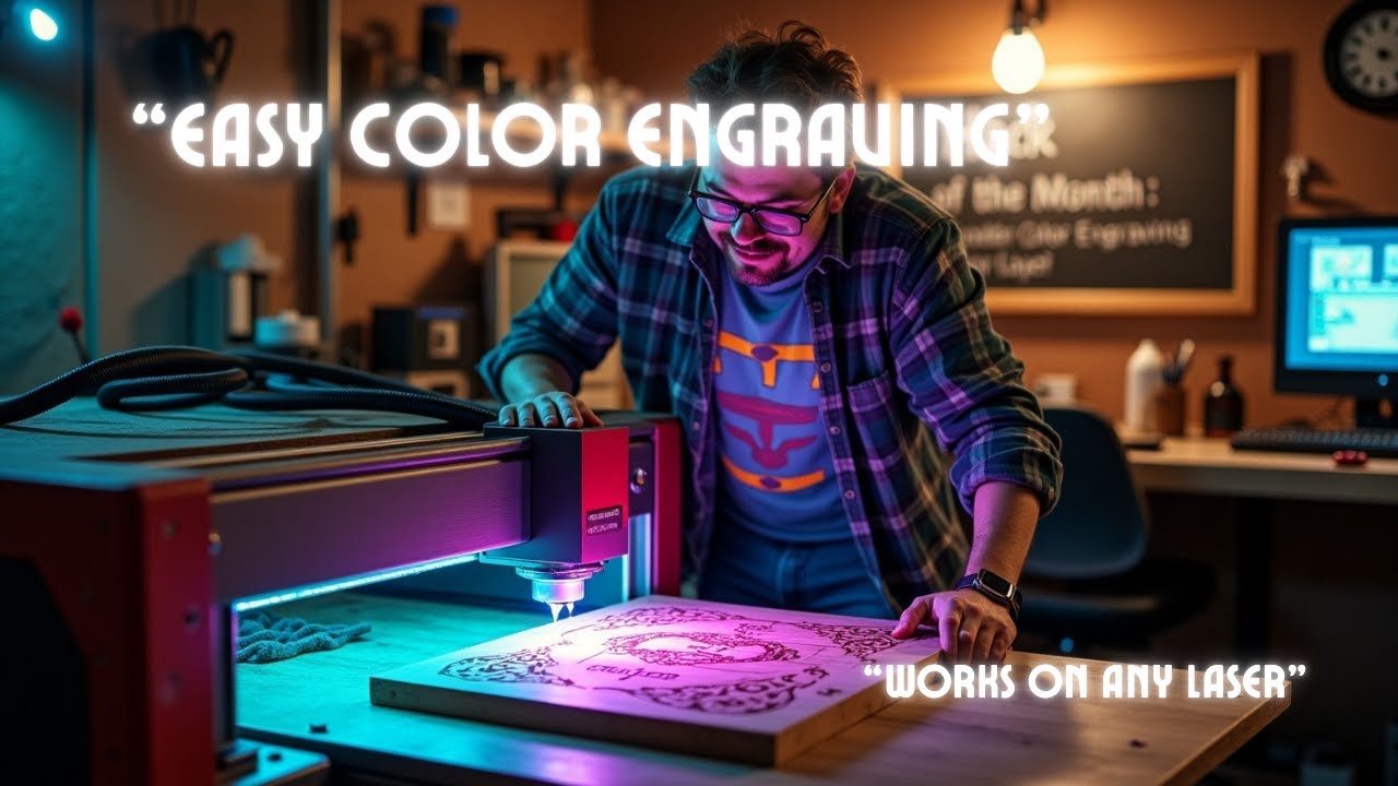 Laser Hack: Ditch SVG Layers for EASY Color Engraving (Works on ANY Laser!)